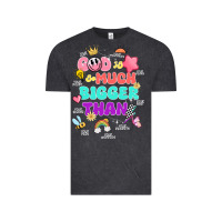 Vintage Black god is bigger design Vintage Tee - JahusDesignShop