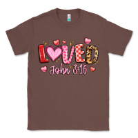 Chestnut loved john 3 16 Classic Tee - LillyAllenDesigns