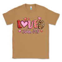Toasted Coconut loved john 3 16 Classic Tee - LillyAllenDesigns
