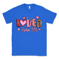 True Royal loved john 3 16 Classic Tee - LillyAllenDesigns