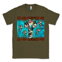 Army Green bull skull cross tumbler Classic Tee - JahusDesignShop