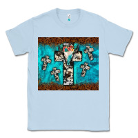 Dusty Blue bull skull cross tumbler Classic Tee - JahusDesignShop