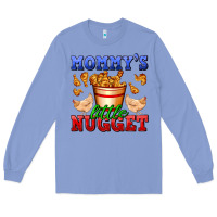 Colony Blue mommy's little nugget Long Sleeve Tee - AdoDesignShop