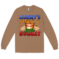 Toasted Coconut mommy's little nugget Long Sleeve Tee - AdoDesignShop