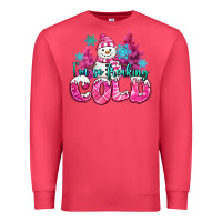 Cardinal im so freaking cold pink christmas snowman Premium Sweatshirt - MaliasSmallBusiness
