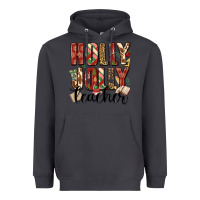 Smoke holly jolly teacher Heavyweight Hoodie - MaliasSmallBusiness
