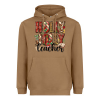 Holly Jolly Teacher Heavyweight Hoodie | Teevron