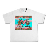 Lunar Rock peace love pitbull Urban Heavy Tee - JahusDesignShop