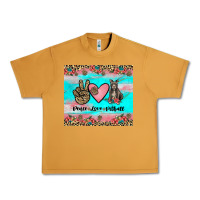 Peanut Butter peace love pitbull Urban Heavy Tee - JahusDesignShop