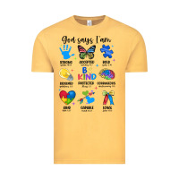 Vintage Mustard god says i am autism Vintage Tee - JahusDesignShop