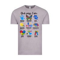 Vintage Zinc god says i am autism Vintage Tee - JahusDesignShop