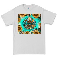 Dove Grey blessed sunflowers Premium Tee - RanaPortraitStore