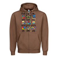 Chestnut god says  am autism Zipper Hoodie - MaliasSmallBusiness