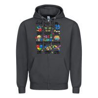 Smoke god says  am autism Zipper Hoodie - MaliasSmallBusiness