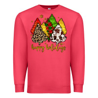 Cardinal happy holidays with christmas tree Premium Sweatshirt - MaliasSmallBusiness