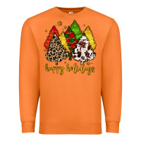 Carrot happy holidays with christmas tree Premium Sweatshirt - MaliasSmallBusiness
