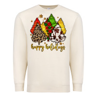 Sandshell happy holidays with christmas tree Premium Sweatshirt - MaliasSmallBusiness