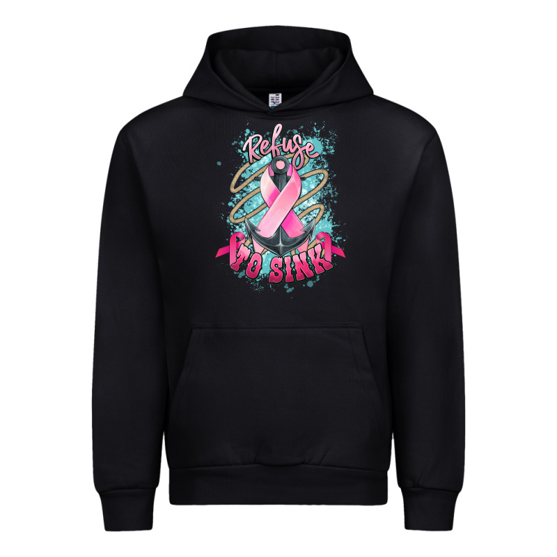 Refuse To Sink Cancer Anchor Cancer Awareness Urban Hoodie by HowdyJamesFarm | Teevron