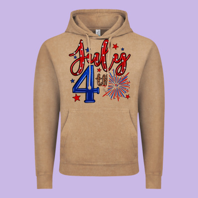 4th Of July Vintage Hoodie Designed By Neo Western