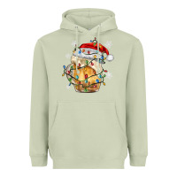 Matcha christmas beer Heavyweight Hoodie - MaliasSmallBusiness