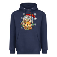 Navy christmas beer Heavyweight Hoodie - MaliasSmallBusiness