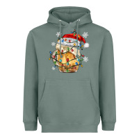 Sage christmas beer Heavyweight Hoodie - MaliasSmallBusiness