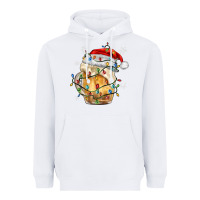 White christmas beer Heavyweight Hoodie - MaliasSmallBusiness