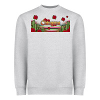 Heather Grey chingona 16oz libbey cup Heavyweight Sweatshirt - HRA Design Shop