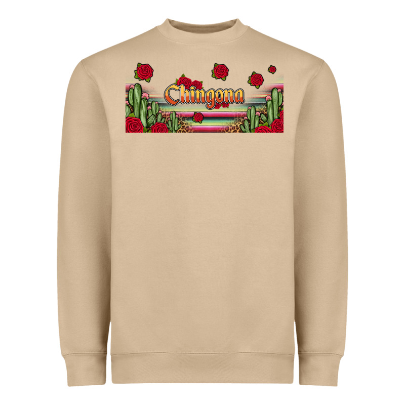 Chingona 16oz Libbey Cup Heavyweight Sweatshirt by HRA Design Shop | Teevron