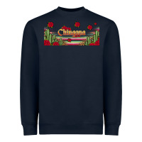 Navy chingona 16oz libbey cup Heavyweight Sweatshirt - HRA Design Shop