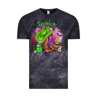 Cloud Black spooky cowgirl  halloween Vintage Tee - AdoDesignShop