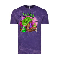 Cloud Purple spooky cowgirl  halloween Vintage Tee - AdoDesignShop