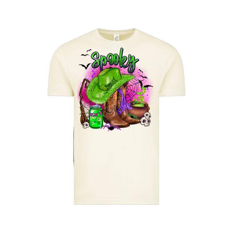 Spooky Cowgirl  Halloween Vintage Tee by AdoDesignShop | Teevron