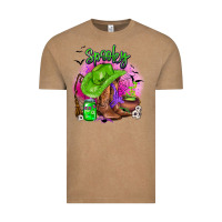 Vintage Coffee spooky cowgirl  halloween Vintage Tee - AdoDesignShop