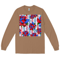 Toasted Coconut patriotic roses Long Sleeve Tee - BundleAndBundleShop
