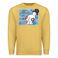 Antique Gold how snowflakes are made winter christmas Premium Sweatshirt - MaliasSmallBusiness