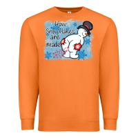 Carrot how snowflakes are made winter christmas Premium Sweatshirt - MaliasSmallBusiness