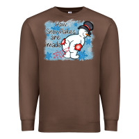 Chestnut how snowflakes are made winter christmas Premium Sweatshirt - MaliasSmallBusiness