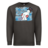 Smoke how snowflakes are made winter christmas Premium Sweatshirt - MaliasSmallBusiness
