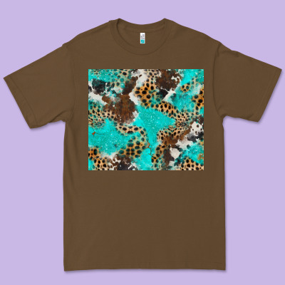 Cheetah Cowhide Tumbler Premium Tee Designed By Barkaloodesign