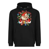 Black mexican santa Heavyweight Hoodie - MaliasSmallBusiness