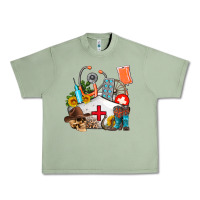 Oil Green nurse  summer Urban Heavy Tee - AdoDesignShop