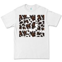 White cowhide pattern Premium Tee - RanaPortraitStore