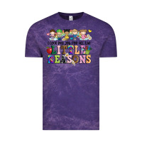 Cloud Purple i love my job for all the little reasons Vintage Tee - JahusDesignShop