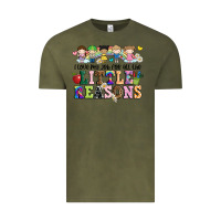 Vintage Olive i love my job for all the little reasons Vintage Tee - JahusDesignShop