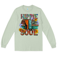 Matcha hippie soul with caravan and flowers Long Sleeve Tee - Artiststas