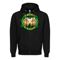 Black cheers fckers Zipper Hoodie - MaliasSmallBusiness