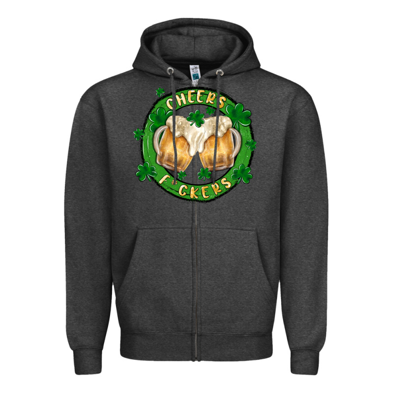 Cheers Fckers Zipper Hoodie by MaliasSmallBusiness | Teevron