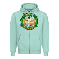 Seafoam cheers fckers Zipper Hoodie - MaliasSmallBusiness