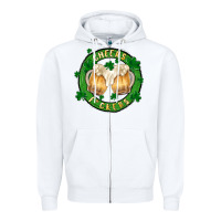 White cheers fckers Zipper Hoodie - MaliasSmallBusiness